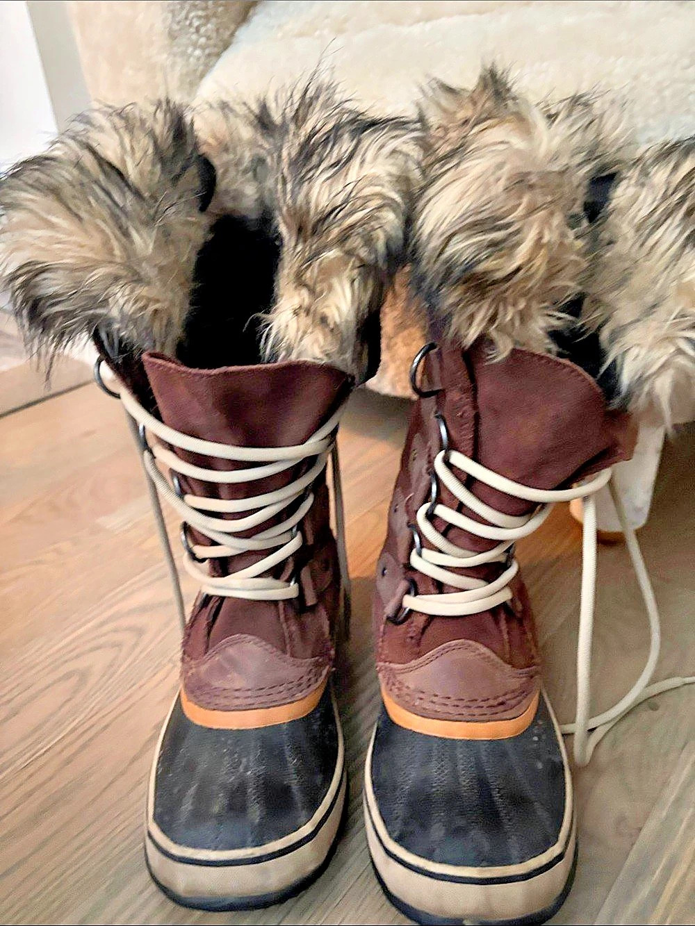 Sorel Joan of Arctic Waterproof Snow Boots Brown & Black
